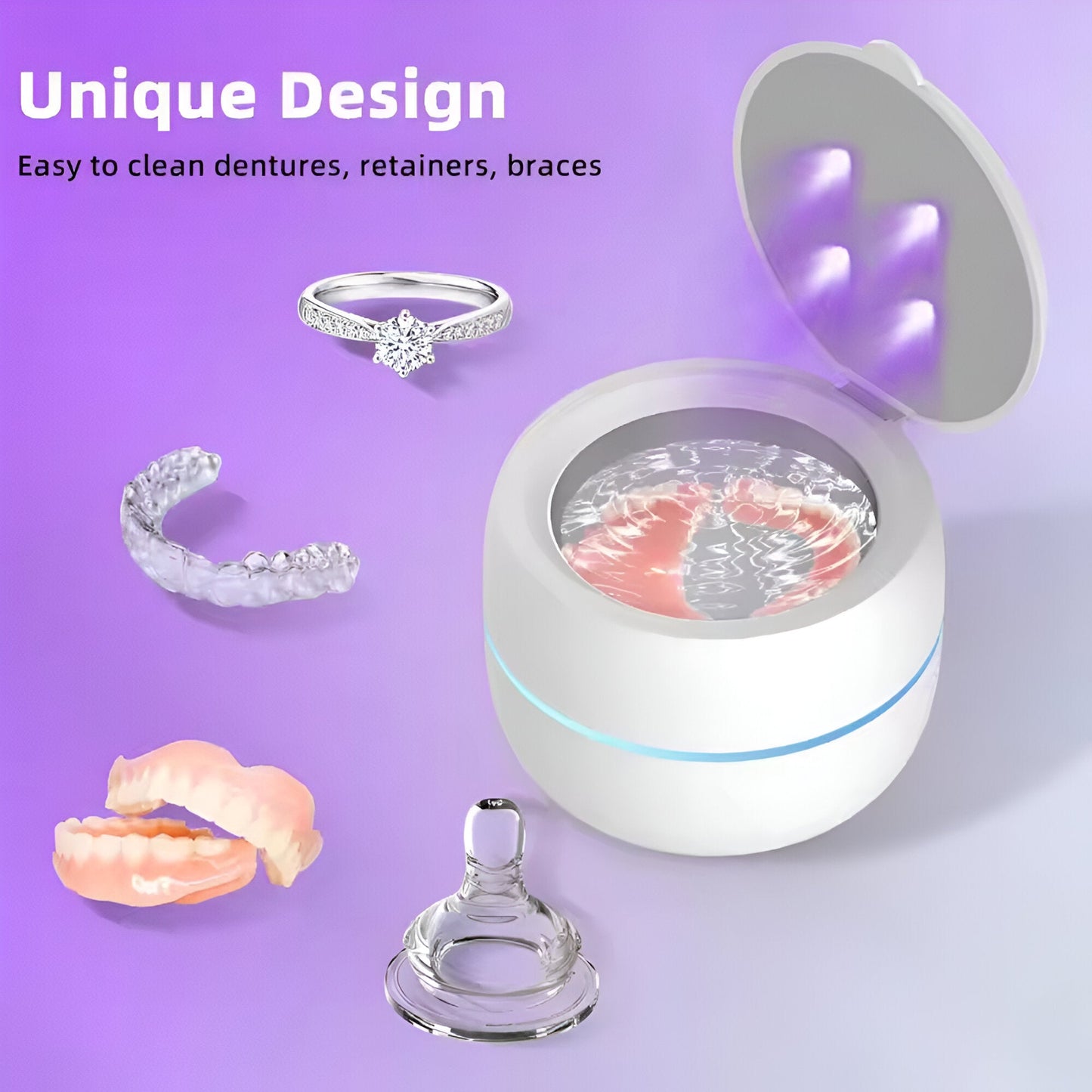 DentalClean™ – Ultrasonic Multi-Purpose Cleaner